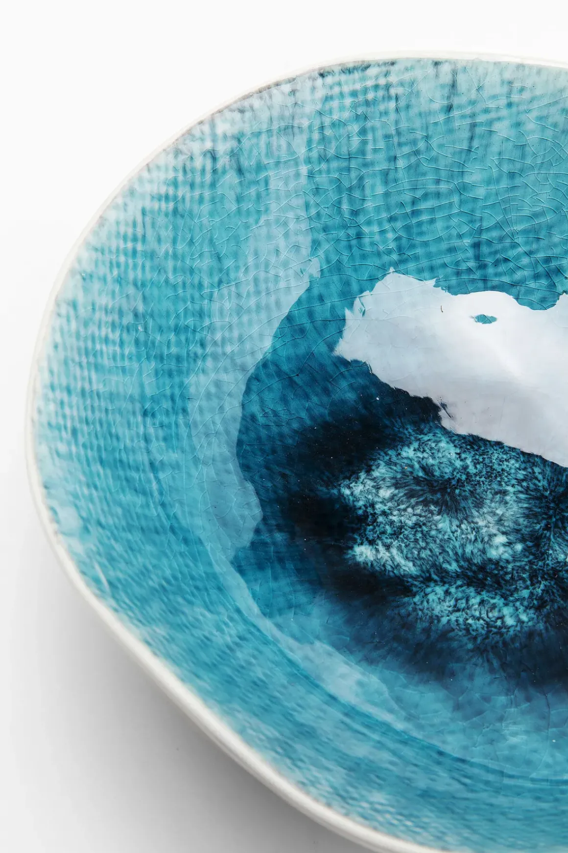 Skål Mustique Blå - Glaserat Stengods, Ø17cm - KARE Design