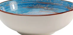 Skål Swirl - Blå Ø18cm - KARE Design