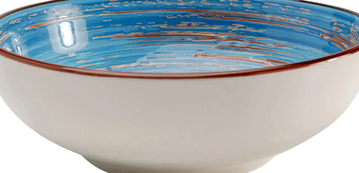 Skål Swirl - Blå Ø18cm - KARE Design