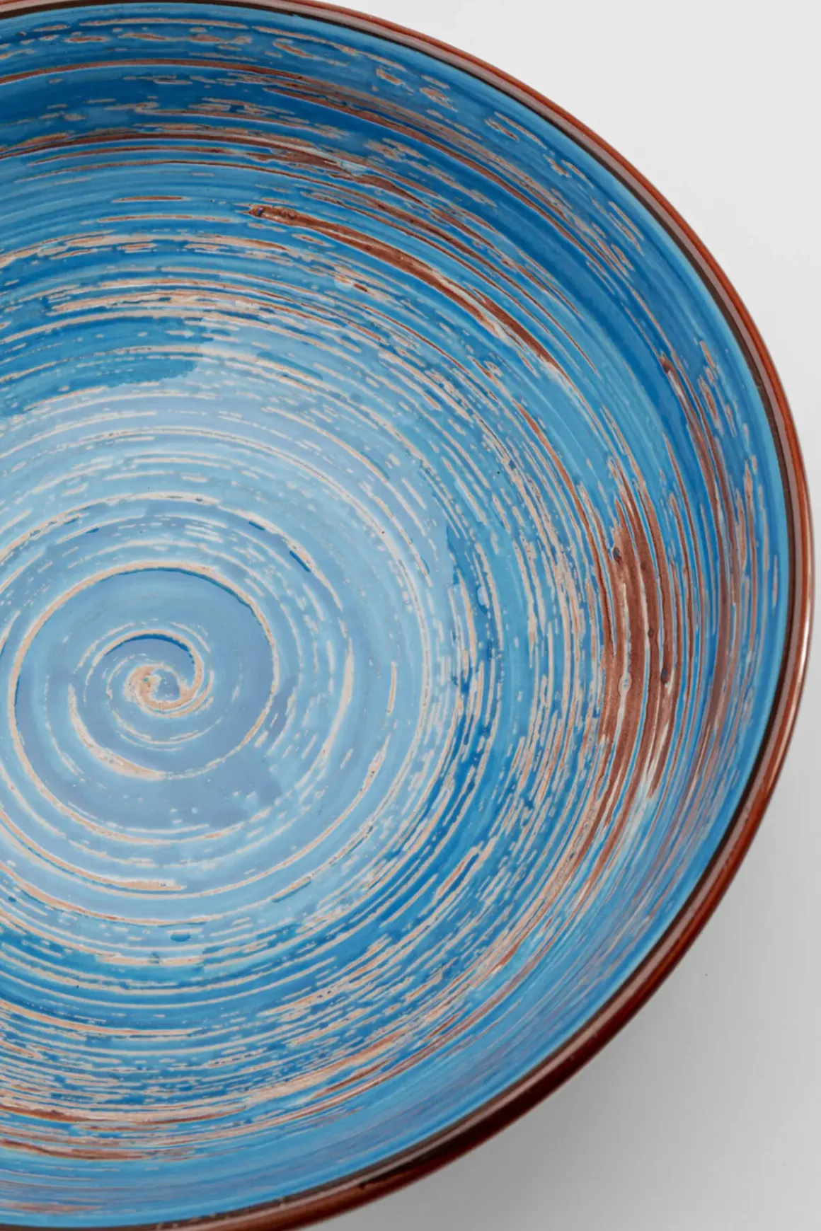 Skål Swirl - Blå Ø18cm - KARE Design