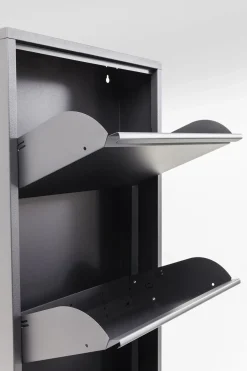 Skoskåp Caruso - Antracit Grå, 170x50cm - 5 Lådor - KARE Design