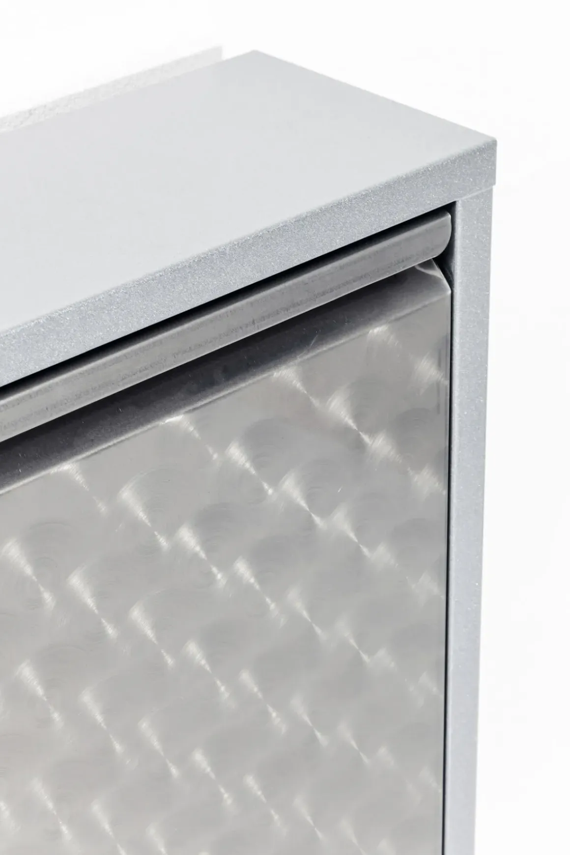 Skoskåp Caruso - Borstad Metall, 103x50cm - 3 Lådor - KARE Design