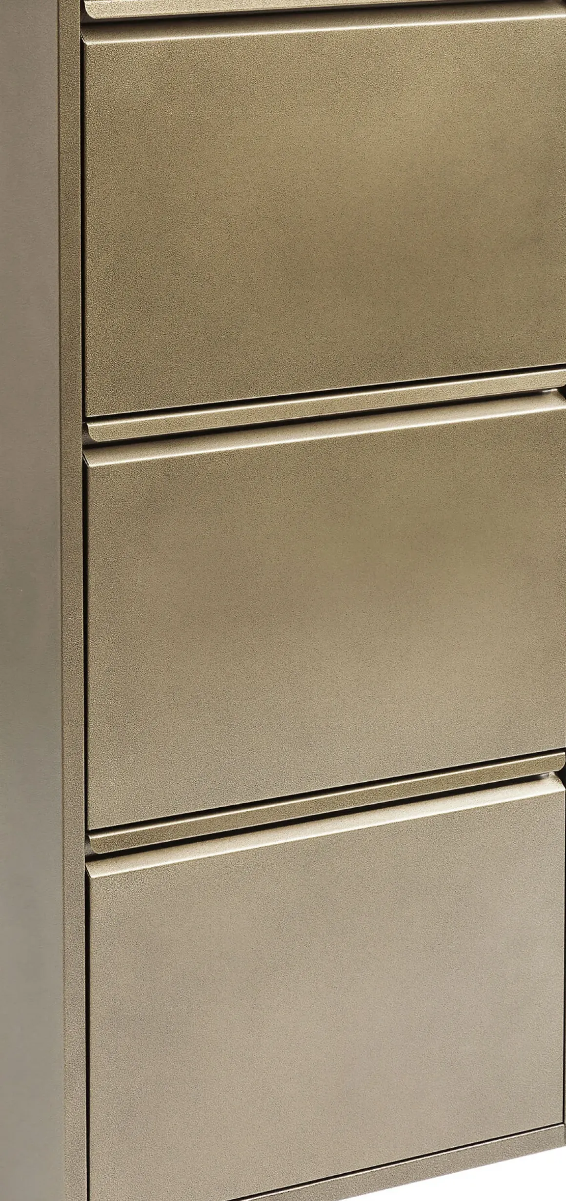Skoskåp Caruso - Brons, 103x50cm - 3 Lådor - KARE Design