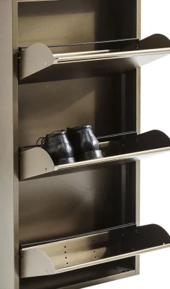 Skoskåp Caruso - Brons, 103x50cm - 3 Lådor - KARE Design