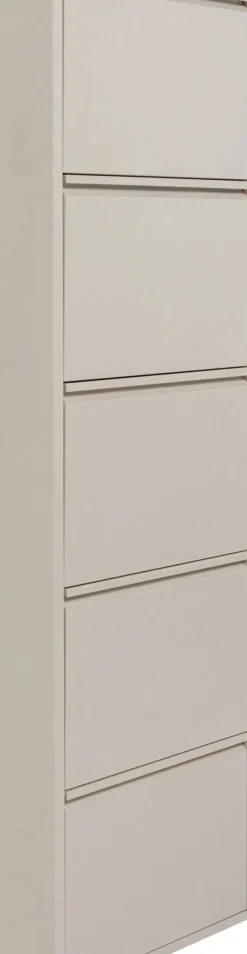 Skoskåp Caruso - Cream, 173x50cm - 5 lådor - KARE Design