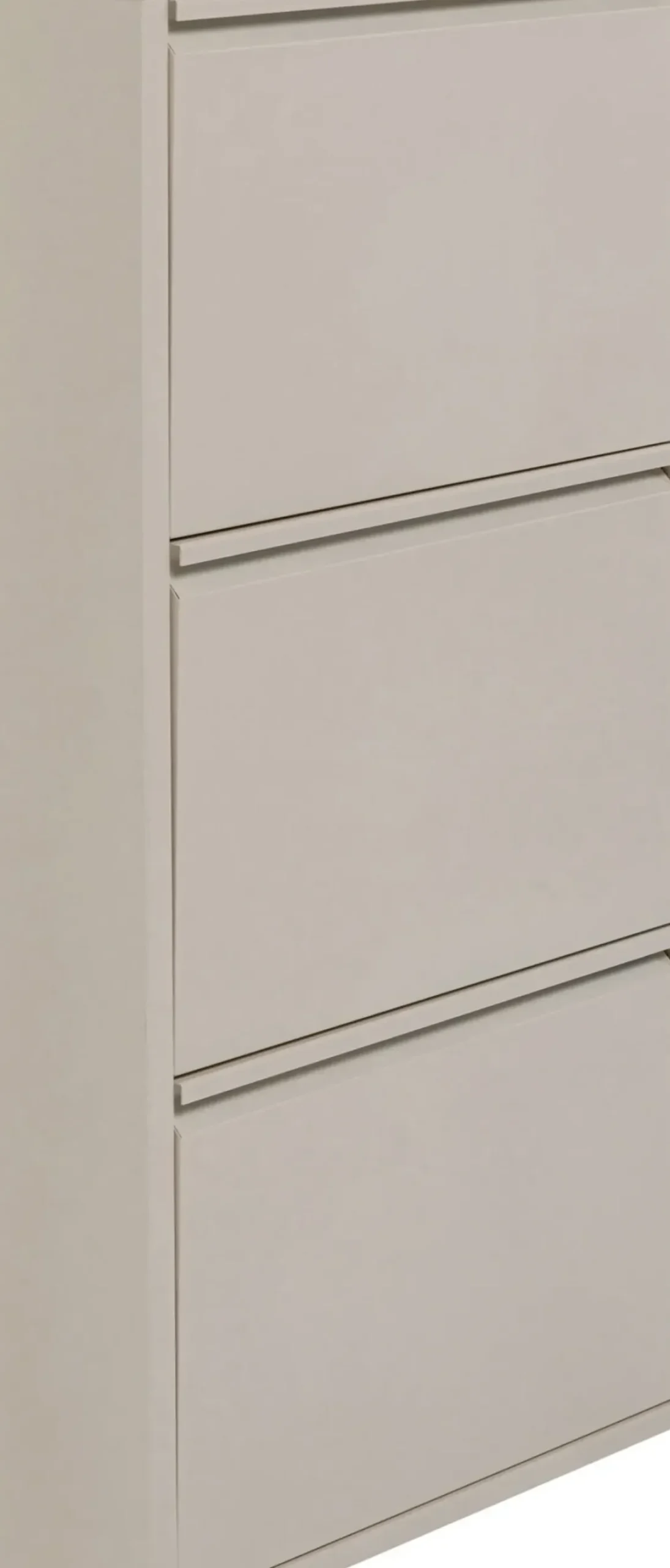 Skoskåp Caruso - Cream, 104x50cm - 3 lådor - KARE Design