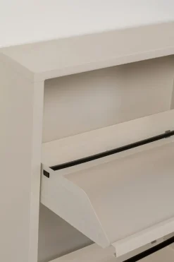 Skoskåp Caruso - Cream, 104x50cm - 3 lådor - KARE Design