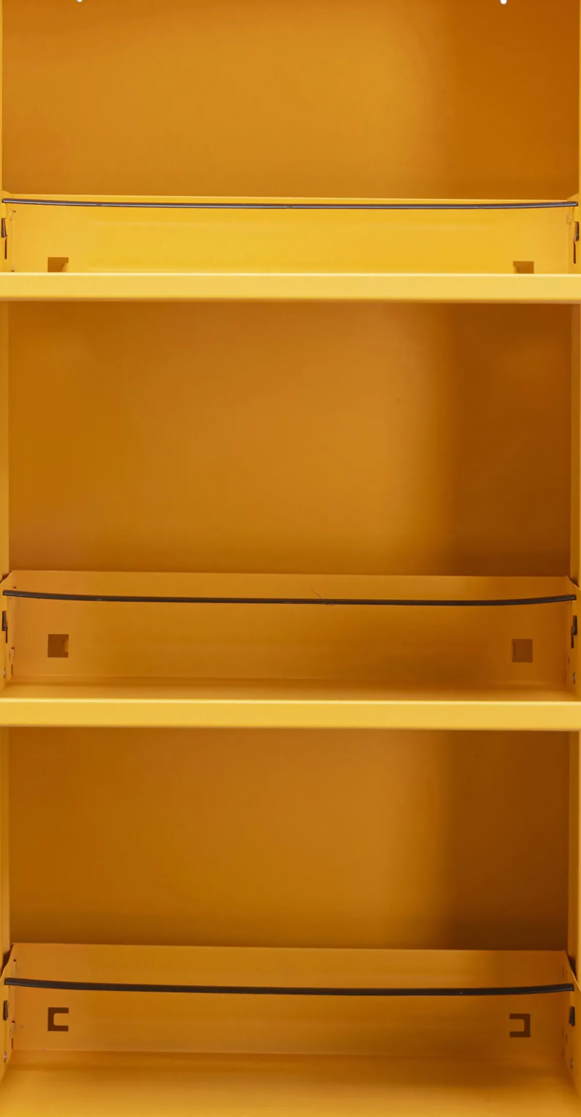 Skoskåp Caruso - Gul, 103x50cm - 3 Lådor - KARE Design
