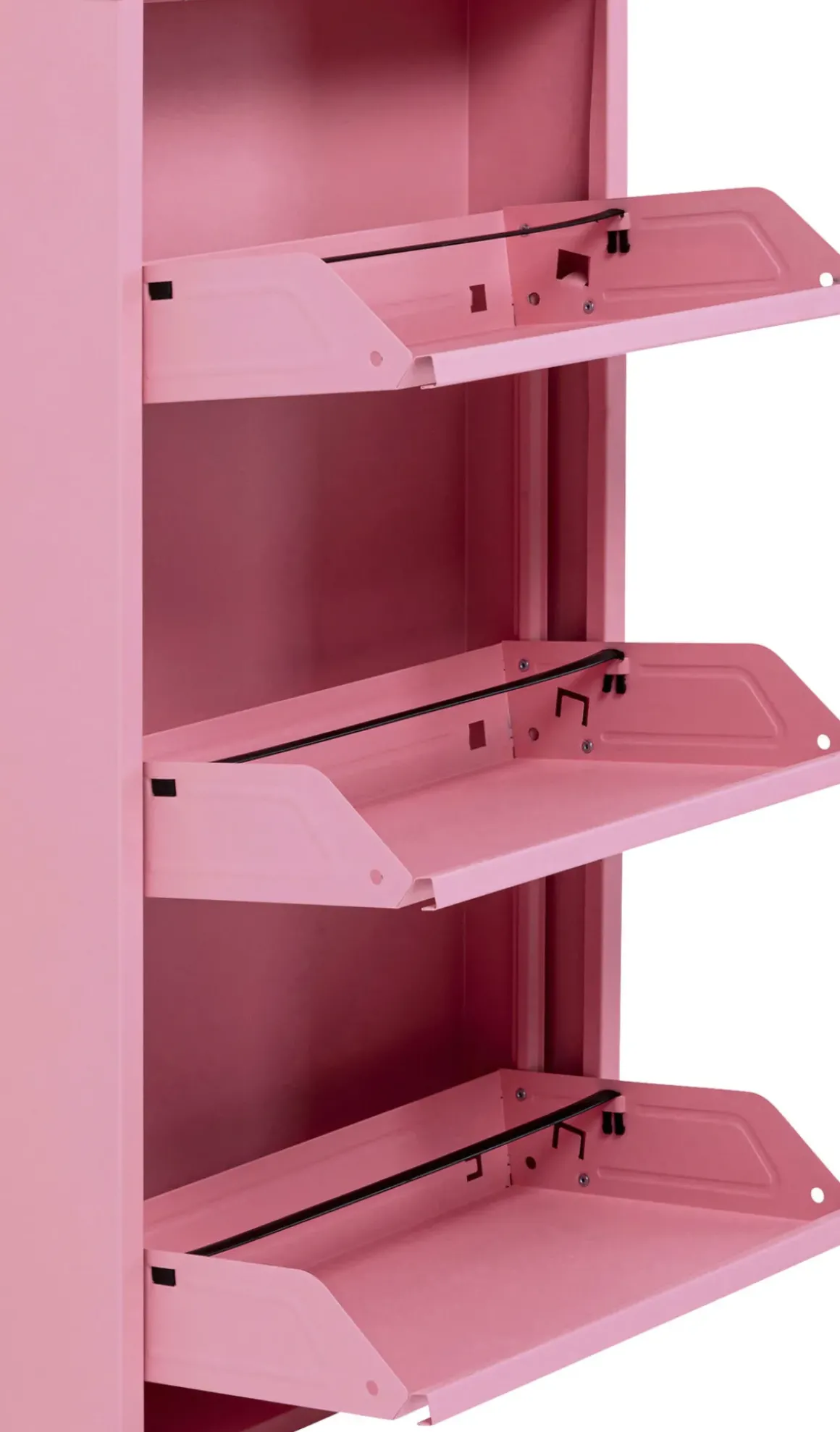Skoskåp Caruso - Rosa, 103x50cm - 3 lådor - KARE Design