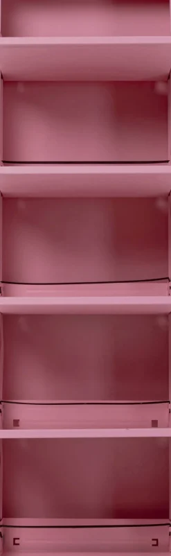 Skoskåp Caruso - Rosa, 170x50cm - 5 lådor - KARE Design