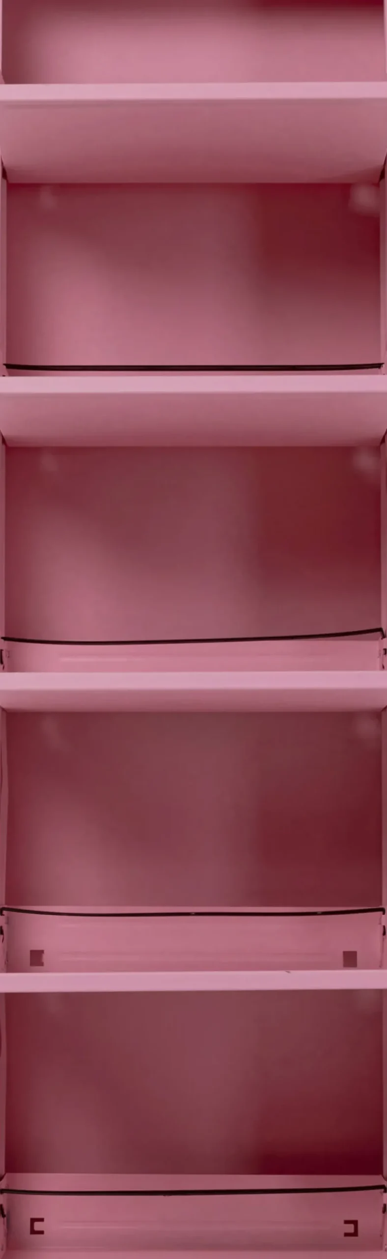 Skoskåp Caruso - Rosa, 170x50cm - 5 lådor - KARE Design