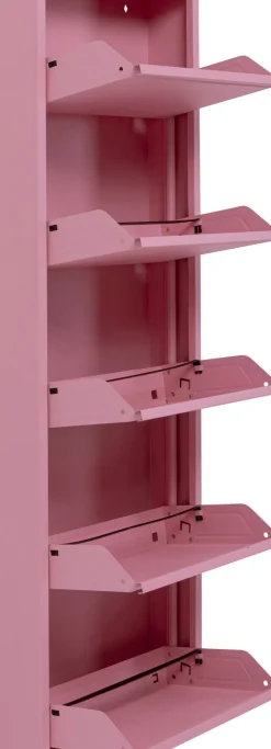 Skoskåp Caruso - Rosa, 170x50cm - 5 lådor - KARE Design