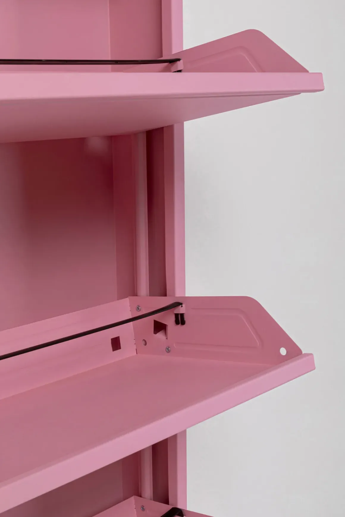 Skoskåp Caruso - Rosa, 170x50cm - 5 lådor - KARE Design