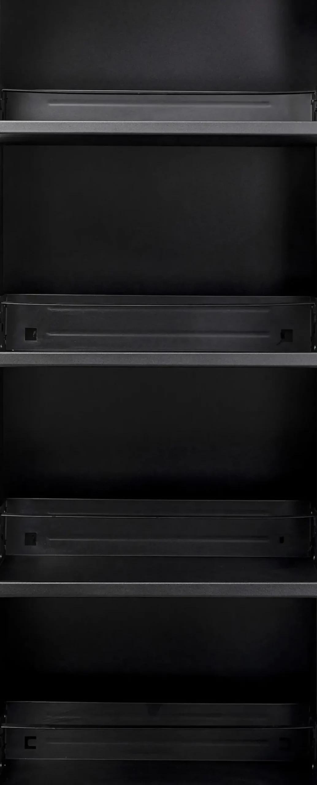 Skoskåp Caruso - Svart 136x50cm - 4 Lådor - KARE Design
