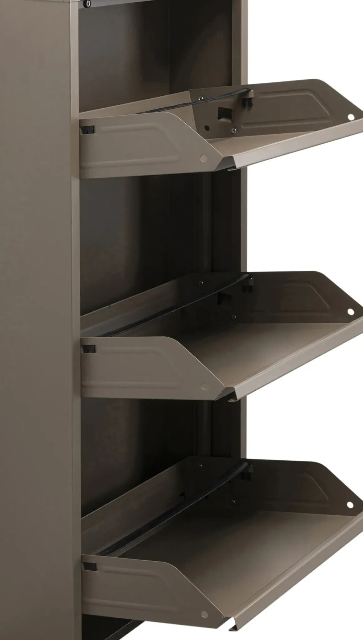 Skoskåp Caruso - Taupe, 103x50cm - 3 Lådor - KARE Design