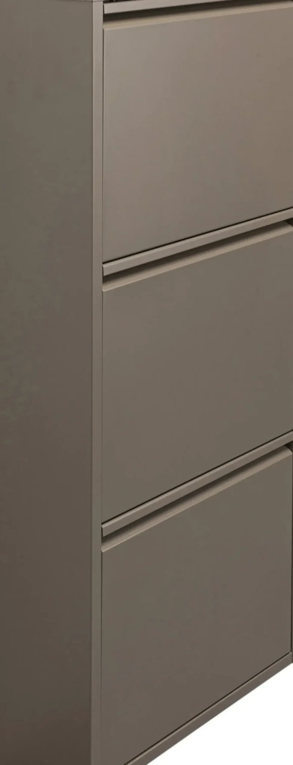 Skoskåp Caruso - Taupe, 103x50cm - 3 Lådor - KARE Design