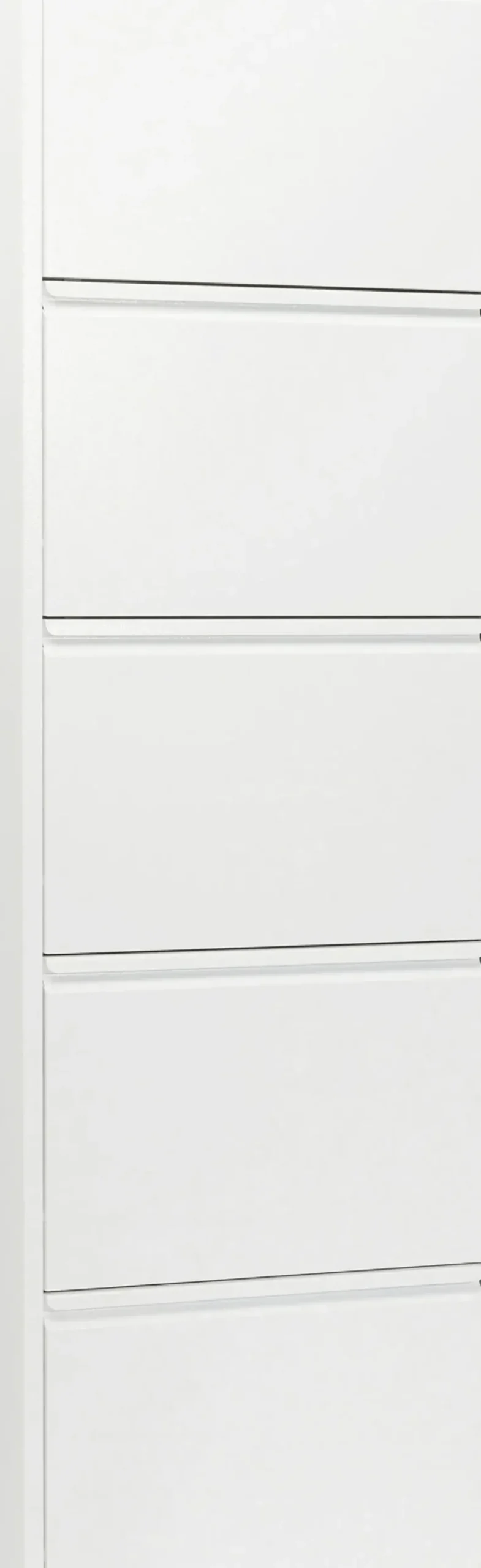 Skoskåp Caruso - Vit, 170x50cm - 5 Lådor - KARE Design