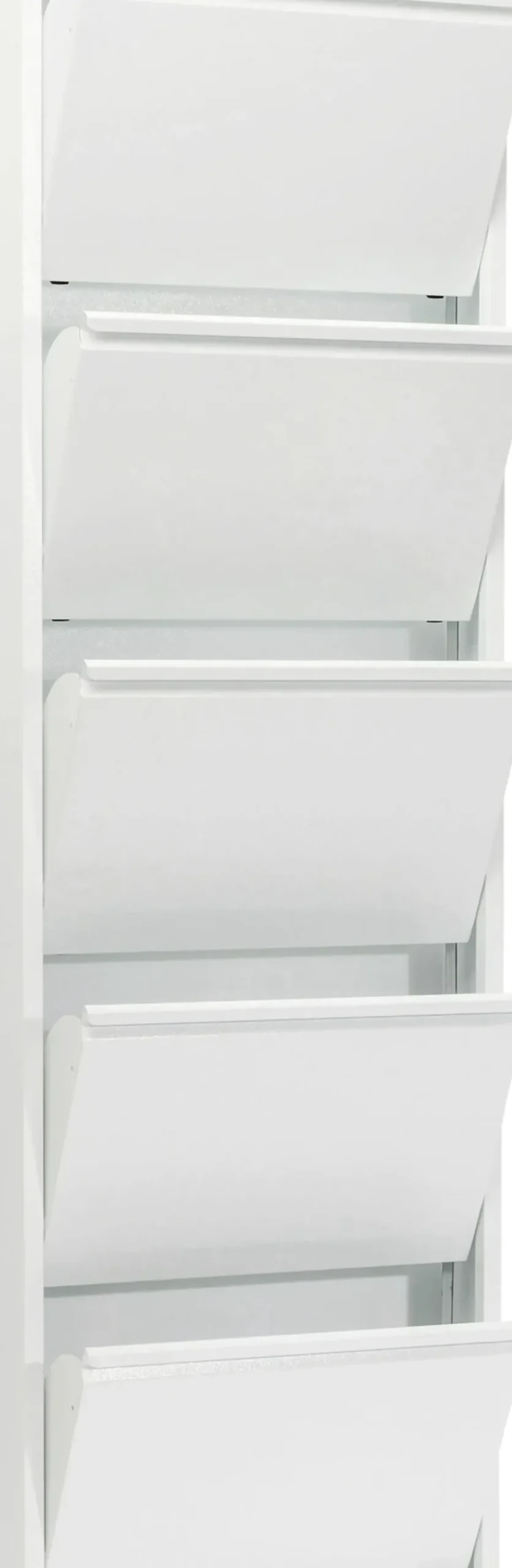 Skoskåp Caruso - Vit, 170x50cm - 5 Lådor - KARE Design