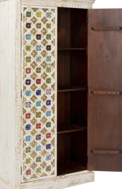 Skåp Bazar - Vit Antik Petina, 180x90cm - KARE Design