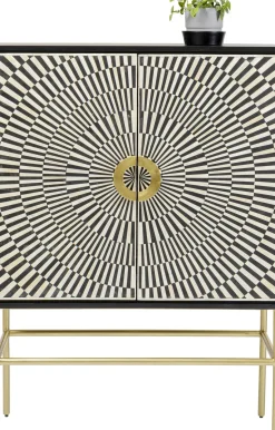 Skåp Electro - Högskåp på Ben, 140x100cm - KARE Design