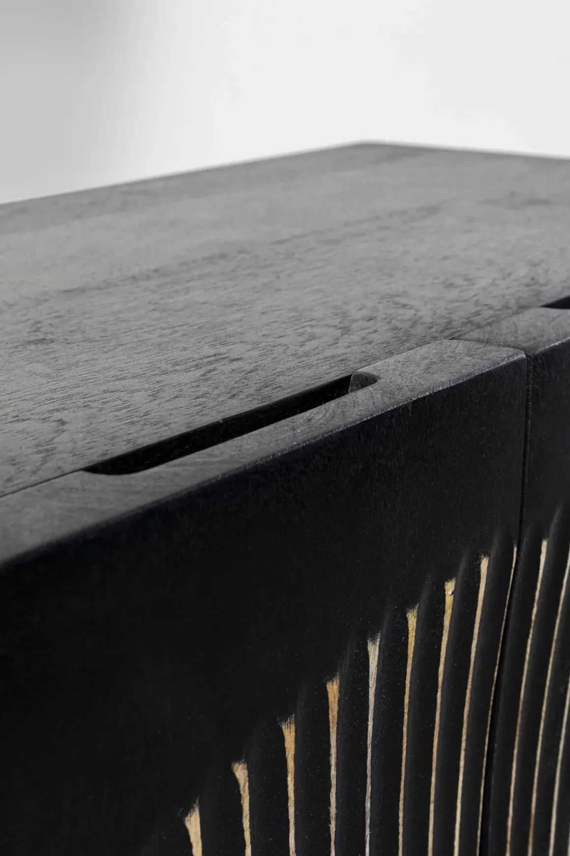 Skåp Madeira - Mörkt Trä, 140x76cm - KARE Design