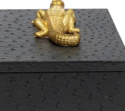 Skrin Crocodile - Svart (2/Set) - KARE Design