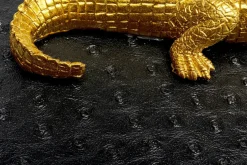 Skrin Crocodile - Svart (2/Set) - KARE Design