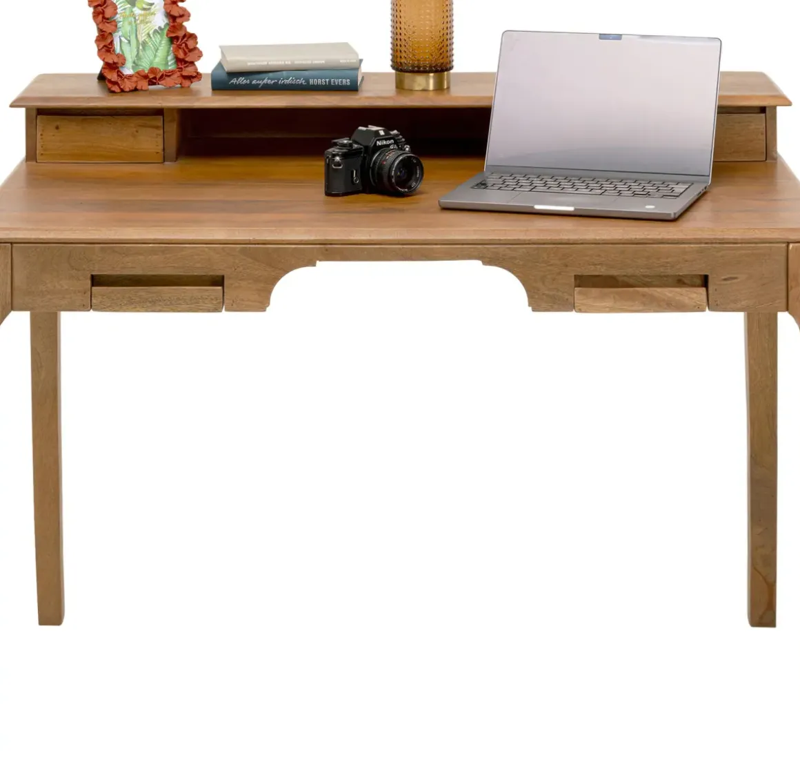 Skrivbord Brooklyn Nature - Bord i Massivt Trä, 110cm - KARE Design