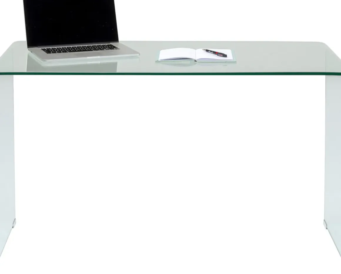 Skrivbord Clear Club - Glas, 125cm - KARE Design