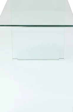 Skrivbord Clear Club - Glas, 125cm - KARE Design
