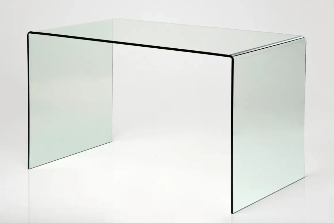 Skrivbord Clear Club - Glas, 125cm - KARE Design