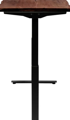Skrivbord Harmony - Mörkt Trä/Svart - Höj/Sänkbart, 200cm - KARE Design