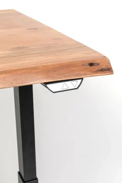 Skrivbord Harmony - Trä/Svart - Höj/Sänkbart, 180cm - KARE Design