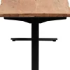 Skrivbord Harmony - Trä/Svart - Höj/Sänkbart, 200cm - KARE Design