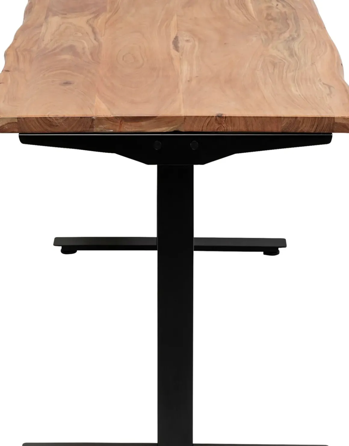 Skrivbord Harmony - Trä/Svart - Höj/Sänkbart, 200cm - KARE Design