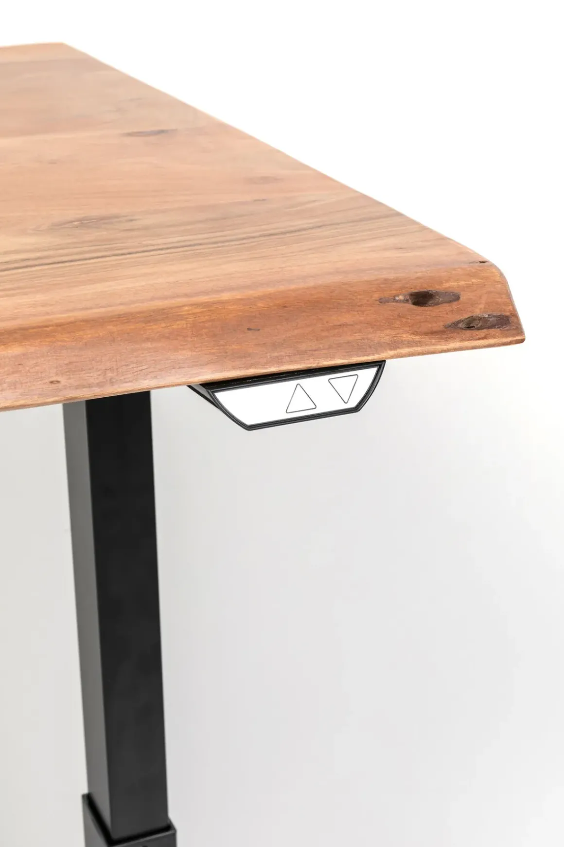 Skrivbord Harmony - Trä/Svart - Höj/Sänkbart, 200cm - KARE Design