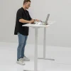 Skrivbord Office - Vit/Vit Höj/Sänkbart, 160cm - KARE Design
