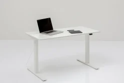 Skrivbord Office - Vit/Vit Höj/Sänkbart, 160cm - KARE Design