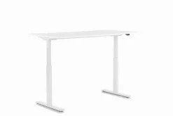Skrivbord Office - Vit/Vit Höj/Sänkbart, 160cm - KARE Design