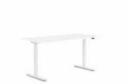 Skrivbord Office - Vit/Vit Höj/Sänkbart, 160cm - KARE Design