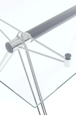 Skrivbord Officia - Glas/krom, 160x80cm - KARE Design