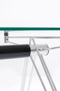 Skrivbord Officia - Glas/krom, 160x80cm - KARE Design