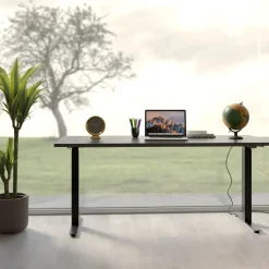 Skrivbord Smart - Svart/Svart Höj/Sänkbart, 140cm - KARE Design