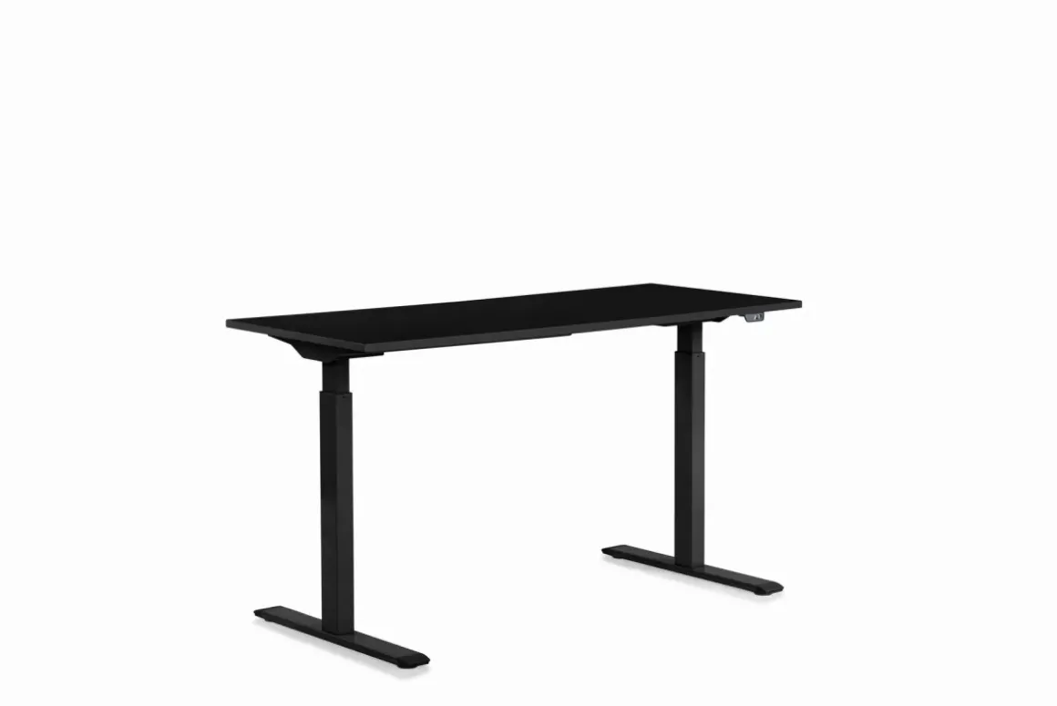 Skrivbord Smart - Svart/Svart Höj/Sänkbart, 140cm - KARE Design