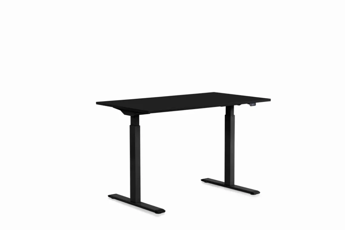 Skrivbord Smart - Svart/Svart Höj/Sänkbart, 120cm - KARE Design
