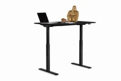 Skrivbord Smart - Svart/Svart Höj/Sänkbart, 120cm - KARE Design