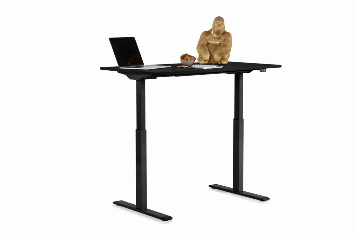 Skrivbord Smart - Svart/Svart Höj/Sänkbart, 120cm - KARE Design