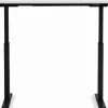 Skrivbord Smart - Vit/Svart Höj/Sänkbart, 140cm - KARE Design