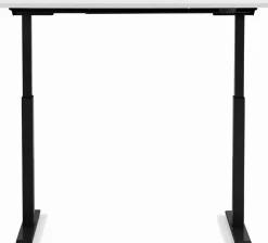 Skrivbord Smart - Vit/Svart Höj/Sänkbart, 140cm - KARE Design