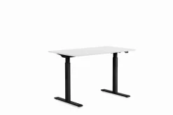 Skrivbord Smart - Vit/Svart Höj/Sänkbart, 140cm - KARE Design